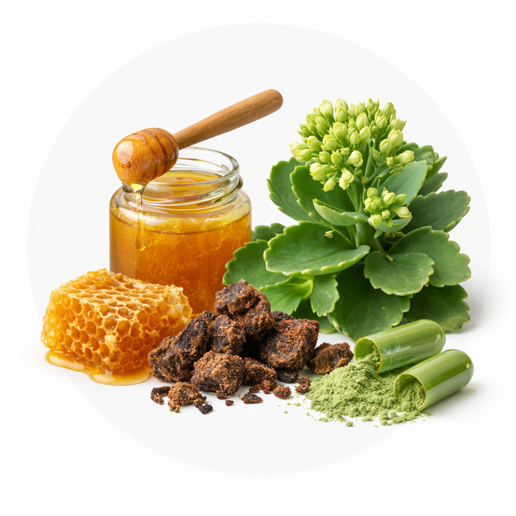 Fungokiller componentes: Propóleo y Kalanchoe